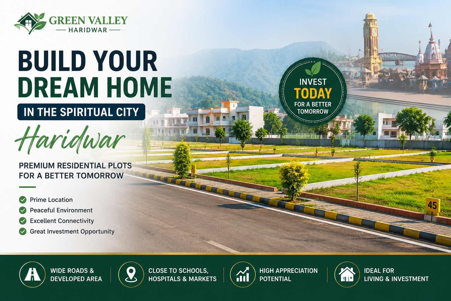 Why Investing in Residential Plots in Haridwar is a Smart Decision